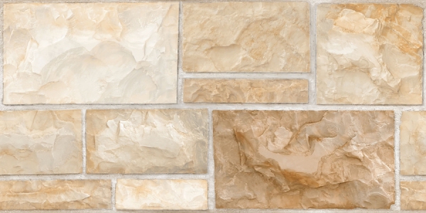 Elevation Wall Cladding Glazed Porcelain Tiles Praga Beige