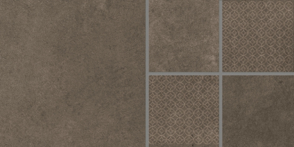 Earth Collection 12 mm Glazed Porcelain Tiles Ramos Choco