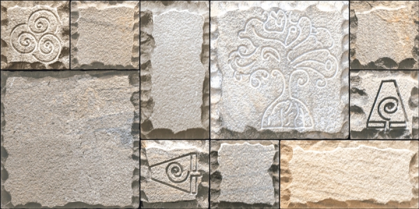 Elevation Wall Cladding Glazed Porcelain Tiles Lvca Natural