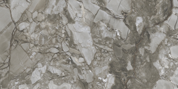 Glossy Radiant Collection Glazed Porcelain Tiles Iroko Gris