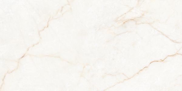 Glossy Radiant Collection Glazed Porcelain Tiles Fleuri Crema