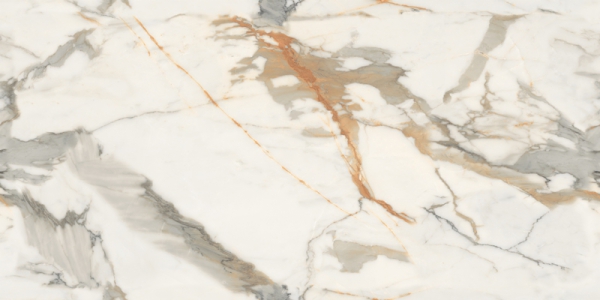 Glossy Endless Collection Glazed Porcelain Tiles Pizarra Gold