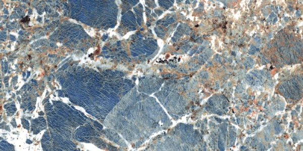 Super High Glossy Jewel Collection Glazed Porcelain Tiles Velentino Blue