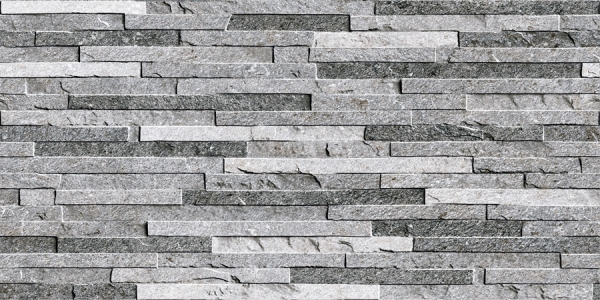 Elevation Wall Cladding Glazed Porcelain Tiles Estoril Grey Metrix