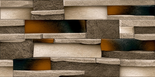 Elevation Wall Cladding Glazed Porcelain Tiles Aria Maroon