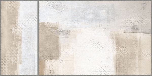 Earth Collection 12 mm Glazed Porcelain Tiles Lithos Almond