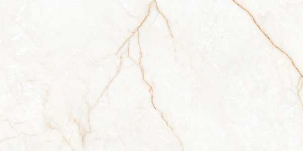 Glossy Radiant Collection Glazed Porcelain Tiles Fleuri Crema