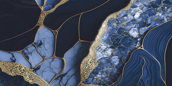 High Glossy Chroma Collection Glazed Porcelain Tiles Lobelia Blue