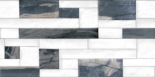 Elevation Wall Cladding Glazed Porcelain Tiles Apolo Bianco