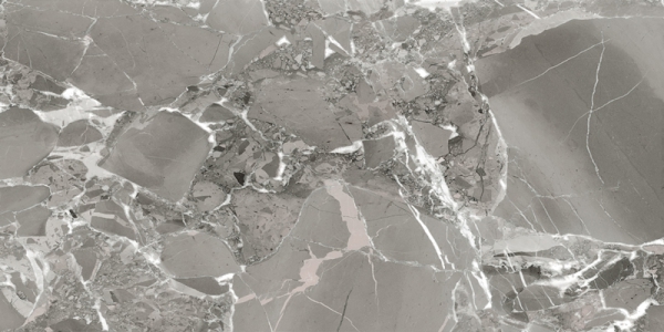 Glossy Radiant Collection Glazed Porcelain Tiles Albino Gris