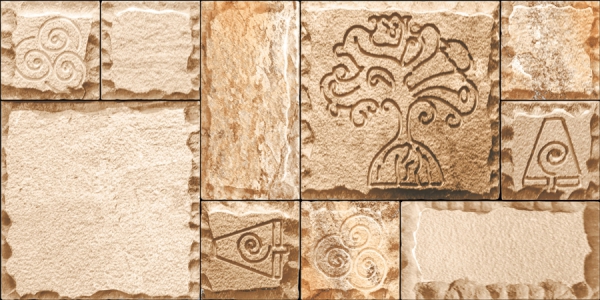 Elevation Wall Cladding Glazed Porcelain Tiles Lvca Brown