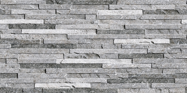 Elevation Wall Cladding Glazed Porcelain Tiles Estoril Grey Metrix