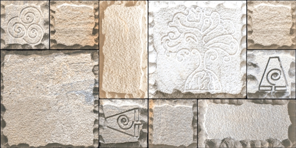 Elevation Wall Cladding Glazed Porcelain Tiles Lvca Natural