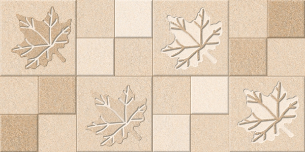 Elevation Wall Cladding Glazed Porcelain Tiles Botanic Beige