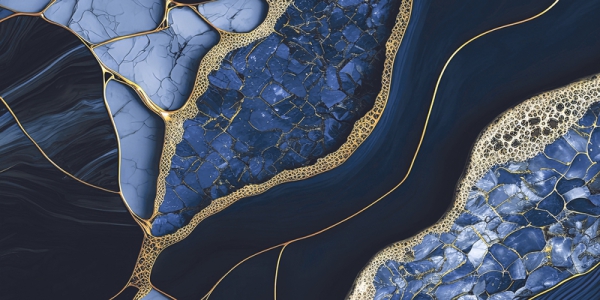 High Glossy Chroma Collection Glazed Porcelain Tiles Lobelia Blue