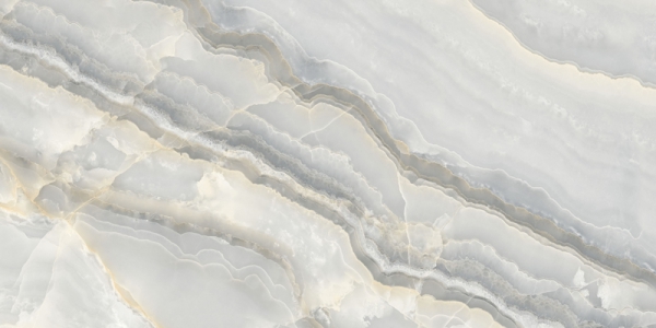 Glossy Millenia Collection Glazed Porcelain Tiles Faint Onyx Grey