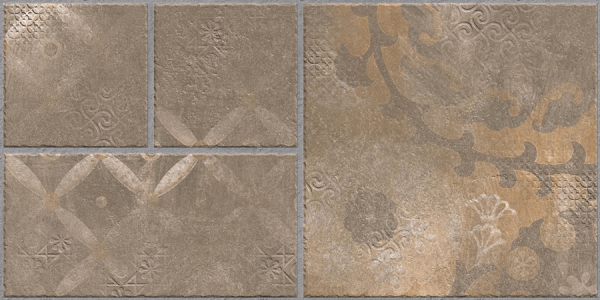 Earth Collection 12 mm Glazed Porcelain Tiles Lithos Milas