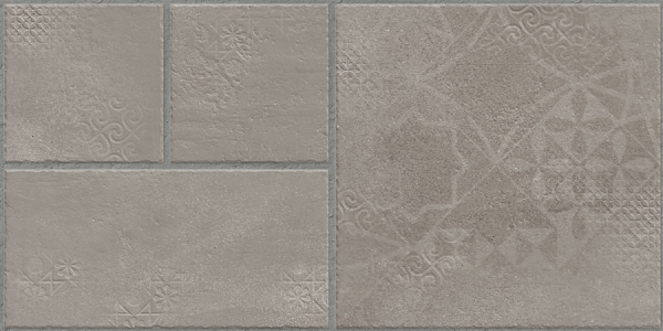 Earth Collection 12 mm Glazed Porcelain Tiles Lithos Moss