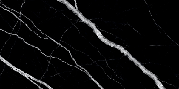 Super High Glossy Jewel Collection Glazed Porcelain Tiles Adison Black