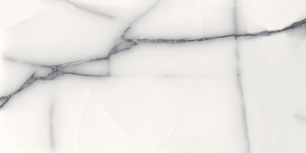 Glossy Millenia Collection Glazed Porcelain Tiles Lerox White