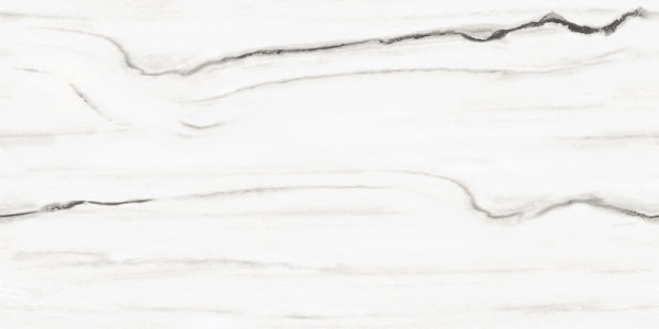 Glossy Endless Collection Glazed Porcelain Tiles Asiatic Bianco