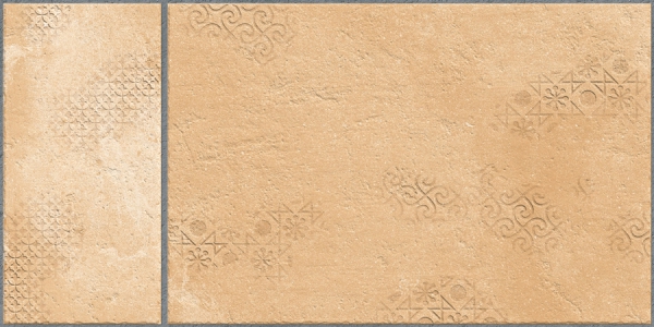 Earth Collection 12 mm Glazed Porcelain Tiles Lithos Beige