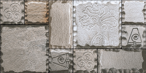 Elevation Wall Cladding Glazed Porcelain Tiles Lvca Grey