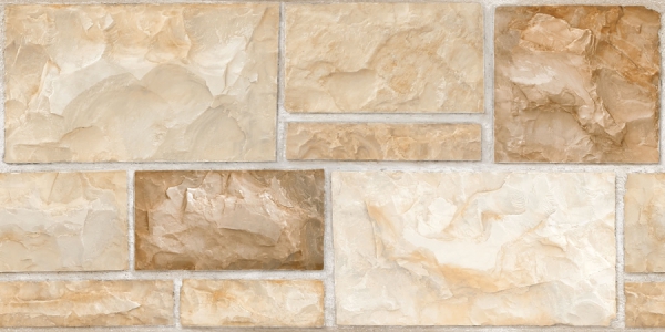 Elevation Wall Cladding Glazed Porcelain Tiles Praga Beige