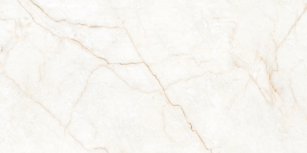 Glossy Radiant Collection Glazed Porcelain Tiles Fleuri Crema