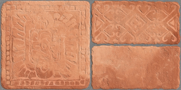 Earth Collection 12 mm Glazed Porcelain Tiles Altroz Brown Red