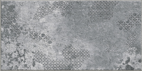 Earth Collection 12 mm Glazed Porcelain Tiles Lithos Charcol