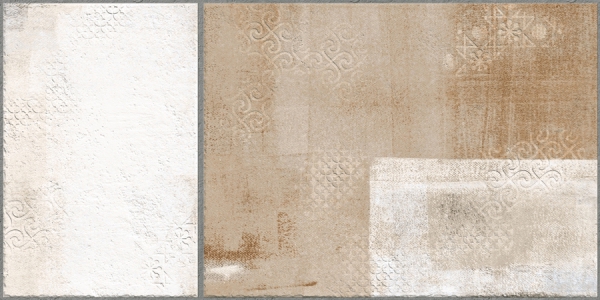Earth Collection 12 mm Glazed Porcelain Tiles Lithos Almond