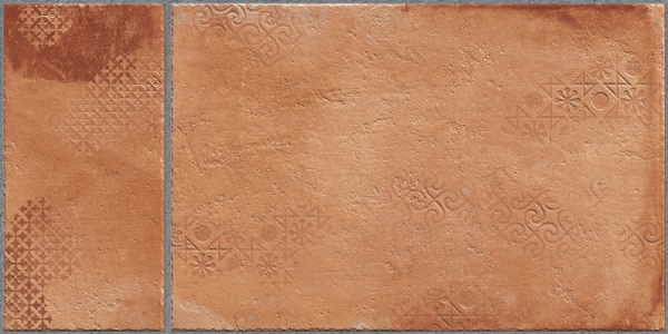 Earth Collection 12 mm Glazed Porcelain Tiles Lithos Cotto