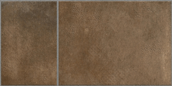 Earth Collection 12 mm Glazed Porcelain Tiles Lithos Bronze
