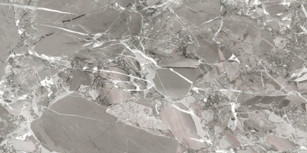 Glossy Radiant Collection Glazed Porcelain Tiles Albino Gris