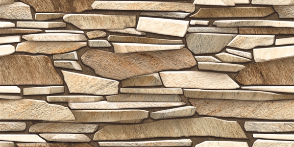 Elevation Wall Cladding Glazed Porcelain Tiles Reno Natural