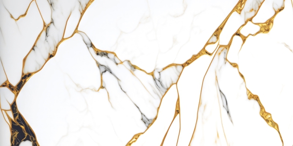 High Glossy Chroma Collection Glazed Porcelain Tiles White Gold