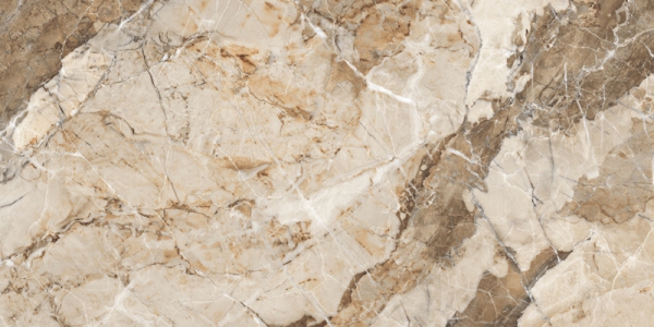 Glossy Radiant Collection Glazed Porcelain Tiles Oikos Brown