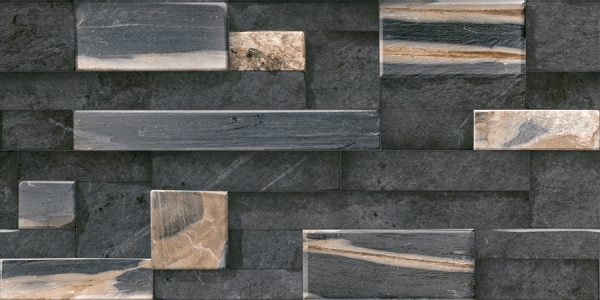 Elevation Wall Cladding Glazed Porcelain Tiles Apolo Slate