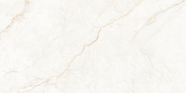 Glossy Radiant Collection Glazed Porcelain Tiles Fleuri Crema