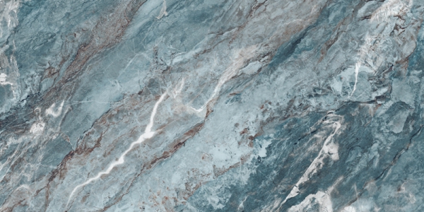 Super High Glossy Jewel Collection Glazed Porcelain Tiles Zebrano Skyblue