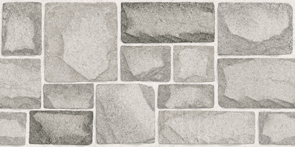 Elevation Wall Cladding Glazed Porcelain Tiles Stonela Gris