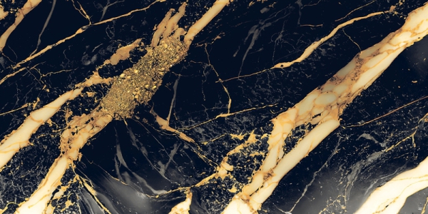 High Glossy Chroma Collection Glazed Porcelain Tiles Atlas Black