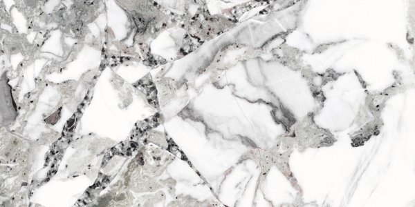 Glossy Radiant Collection Glazed Porcelain Tiles Cracky Natural