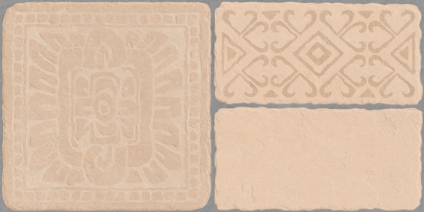 Earth Collection 12 mm Glazed Porcelain Tiles Altroz Beige