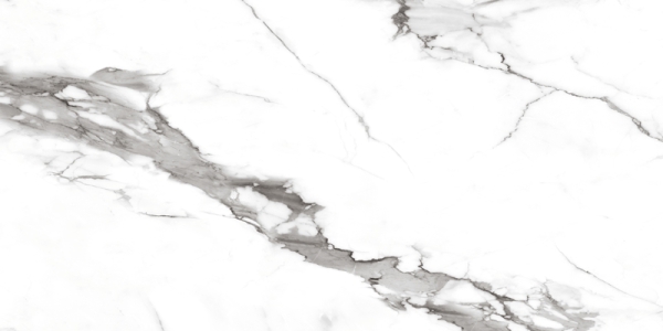 Glossy Eternal Collection Glazed Porcelain Tiles Exotic Grey Statuario