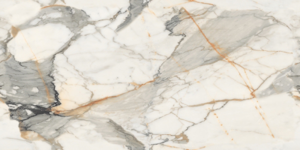 Glossy Endless Collection Glazed Porcelain Tiles Pizarra Gold