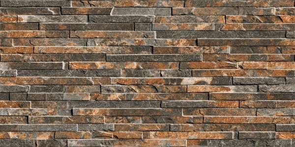 Elevation Wall Cladding Glazed Porcelain Tiles Estoril Oxido Metrix