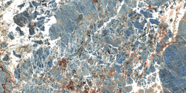 Super High Glossy Jewel Collection Glazed Porcelain Tiles Velentino Blue