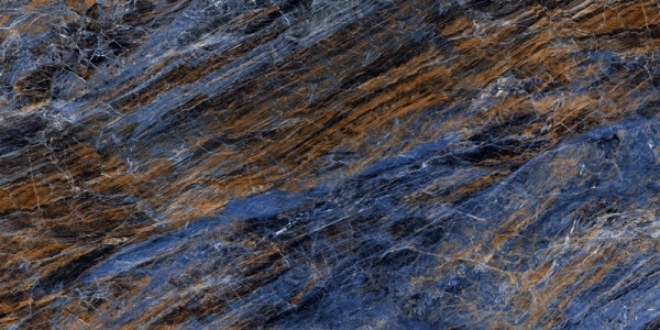 Super High Glossy Jewel Collection Glazed Porcelain Tiles Mardona Blue